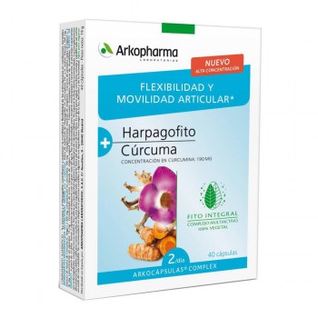 arkopharma harpagofito y curcuma arkocapsulas complex 40 capsulas