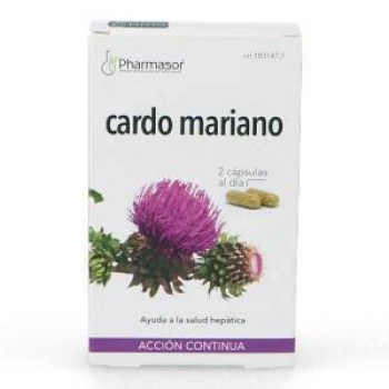 cardo mariano accion continua soria natural 690 mg 30 capsulas