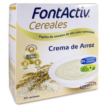 fontactiv 8 cereales crema de arroz 1 envase 600 g