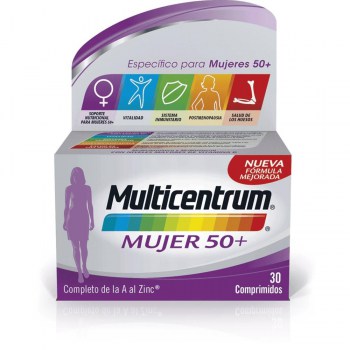 multicentrum mujer 50 30 comp