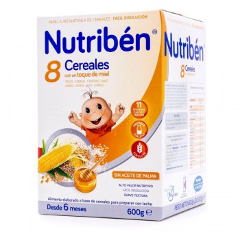 pap 8 cereales y miel 600g