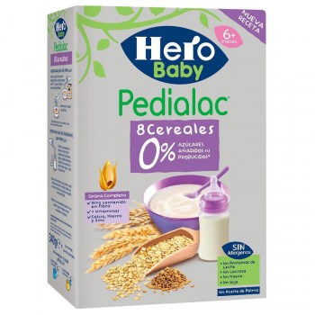 pedialac papilla 8 cereales hero baby 340 g