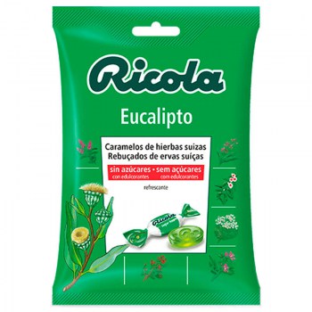 ricola caramelos sin azucar 1 bolsa 70 g sabor eucaliptus