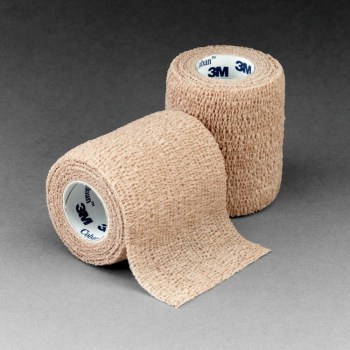 venda elastica cohesiva coban 1584 f beige 45 m x10 cm
